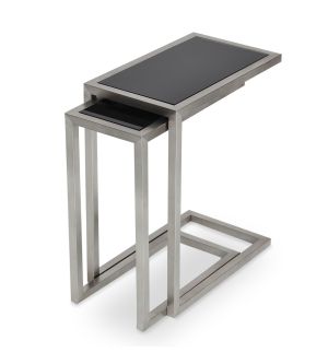 Alfa Glass Top Nesting Table by sohoConcept